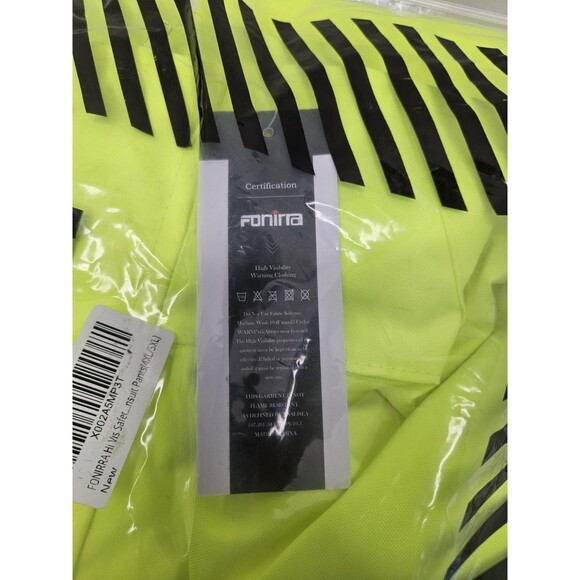 NEW FONIRRA Hi-Vis Rain Suit with Packable Hood, Reflective Safety 4XL 5XL - Picture 4 of 5